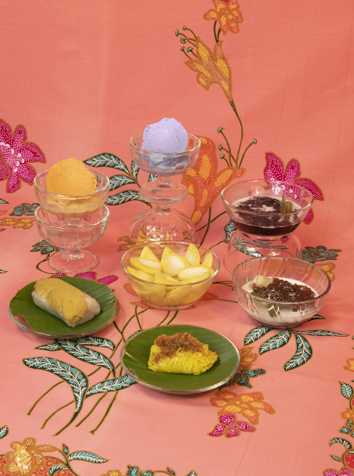 Thai desserts and sorbets