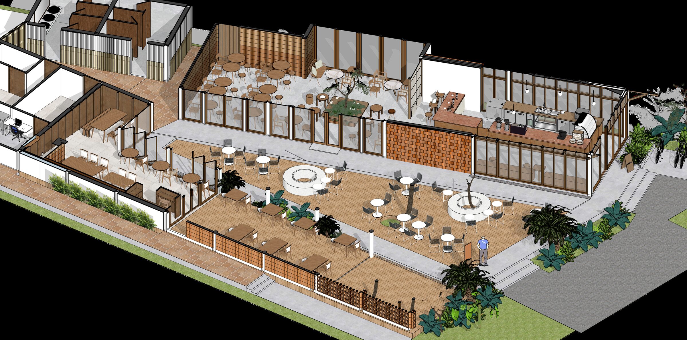 Wedding and event setup at Locals.hdy
